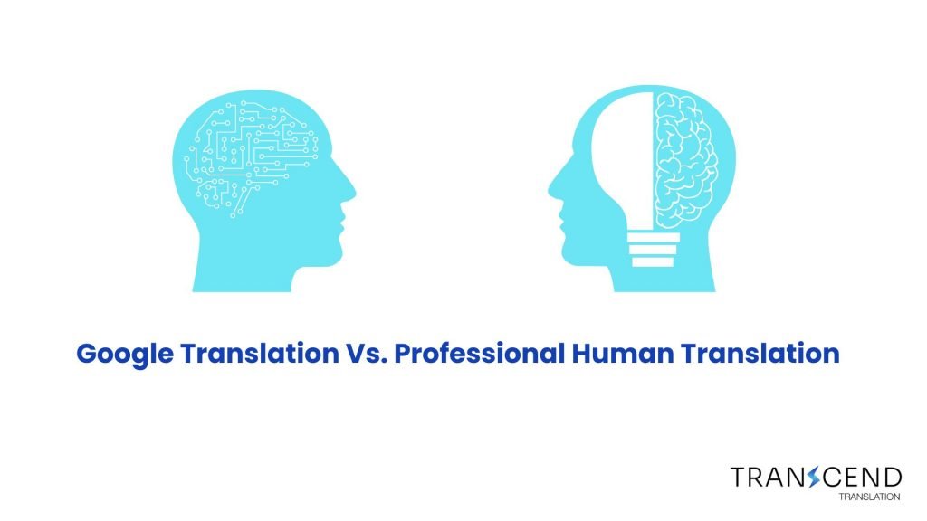 Google Translation vs. Professional Human Translation